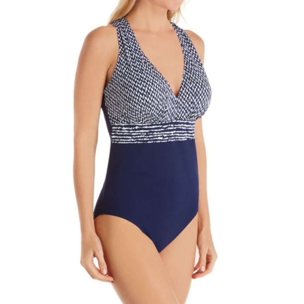NWT Christina Marine One Piece Swimsuit